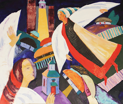 «Янголи». 2011. Полотно, олія